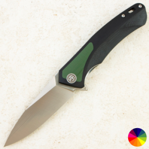 Нож Petrified Fish Pub, D2, Satin, G10 Green/Black Handle, PF838GRS